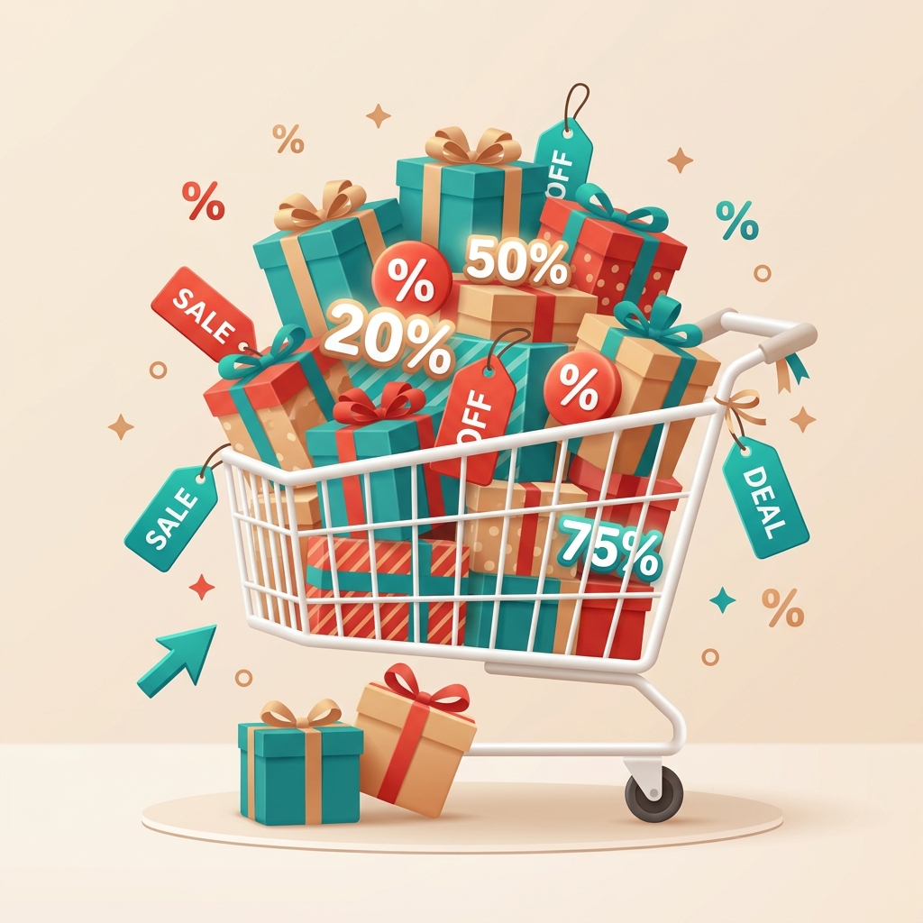Shopper finding verified deals